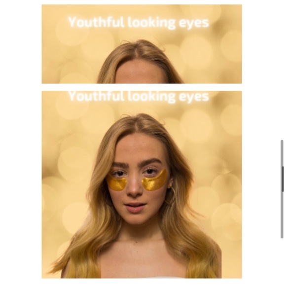 Our 24K Gold Eye Mask (sealed in pairs) - Picture 6 of 7